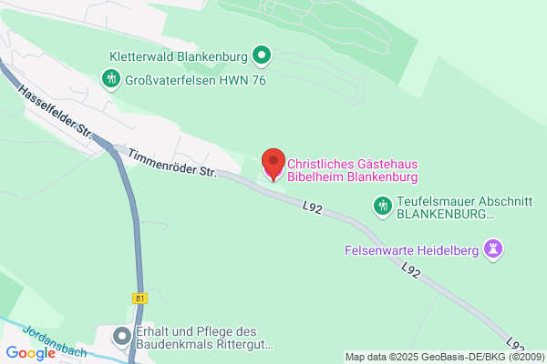 Gaestehaus der Bibelschule