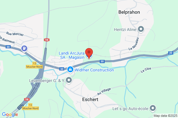 Landi chaîne du Jura Fenaco SA