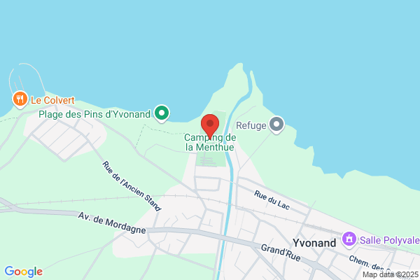 Terrains la Menthue Camping