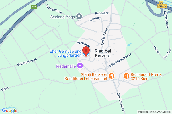Etter Gemüse und Jungpflanzen