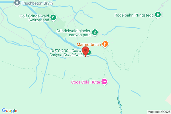 Gletscherschlucht Kieswerk