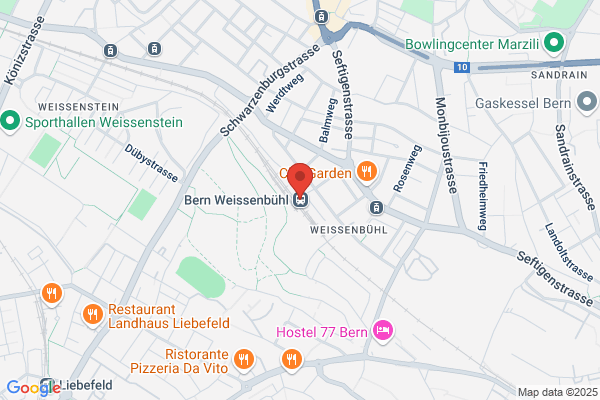 Bahnstation Bern Weissenbuehl BLS