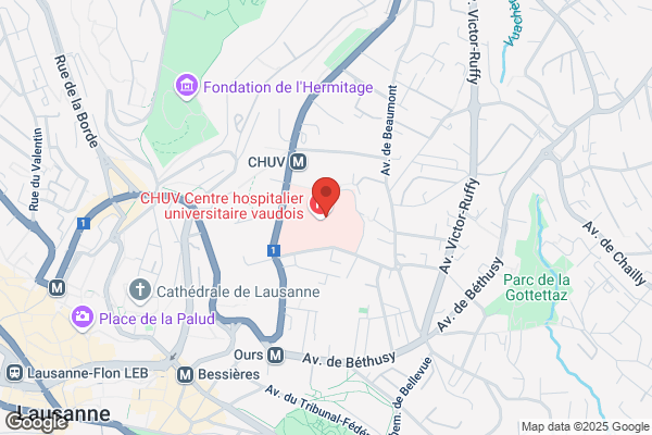 Centre hospitalier universitaire vaudois CHUV Service de Chrirugie B
