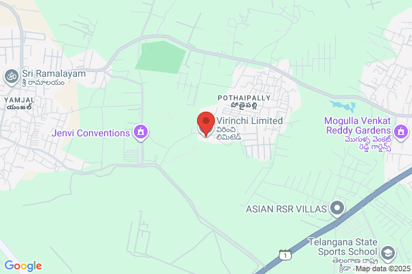 Virinchi Technologies Limited w.e.f., Secunderabad