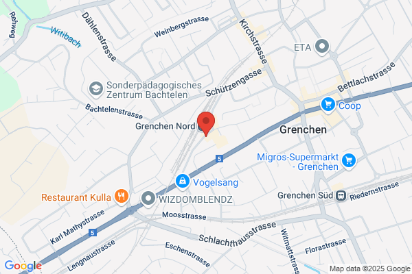 Bahnstation Grenchen Nord BLS