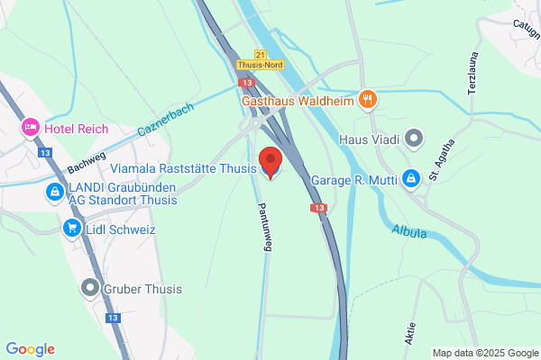 Verkehrsverein Thusis Viamala-Schlucht Kiosk