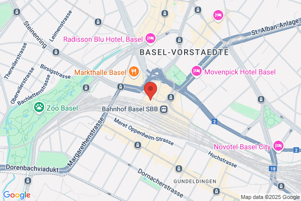 Orell Füssli Bahnhof SBB Basel - Westflügel