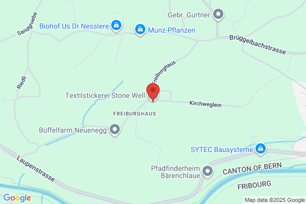 Textilstickerei Stone Well