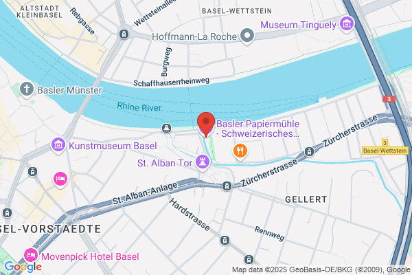Basler Papiermuehle Museum fuer Papier und Druck