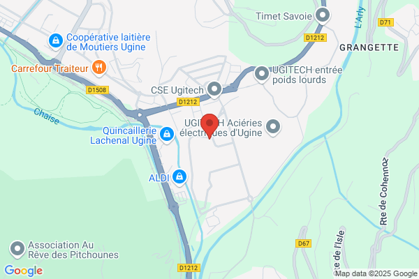 UGITECH, Ugine, Succursale de Bévilard