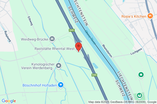 Autobahnraststaette Rheintal