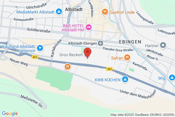 Groz Beckert Verkaufsstelle
