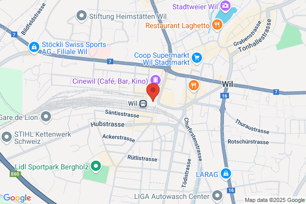 Kiosk am Bahnhof