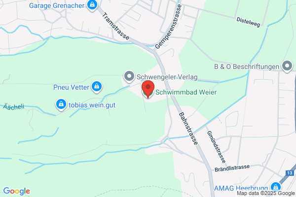 Schwimmbad Weier