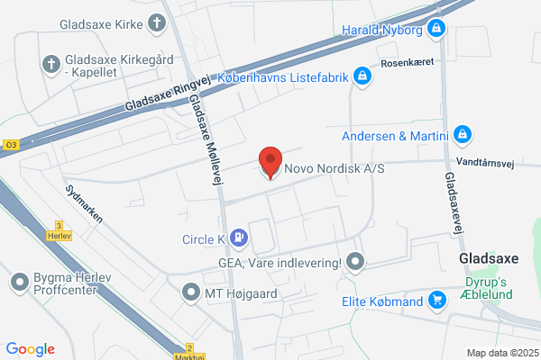 Novo Nordisk Region Intern. Operations A/S, Gladsaxe Zweigniederlassung ZH