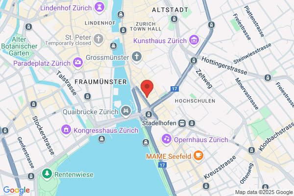 Burri Optik und Kontaktlinsen beim Bellevue in Zürich